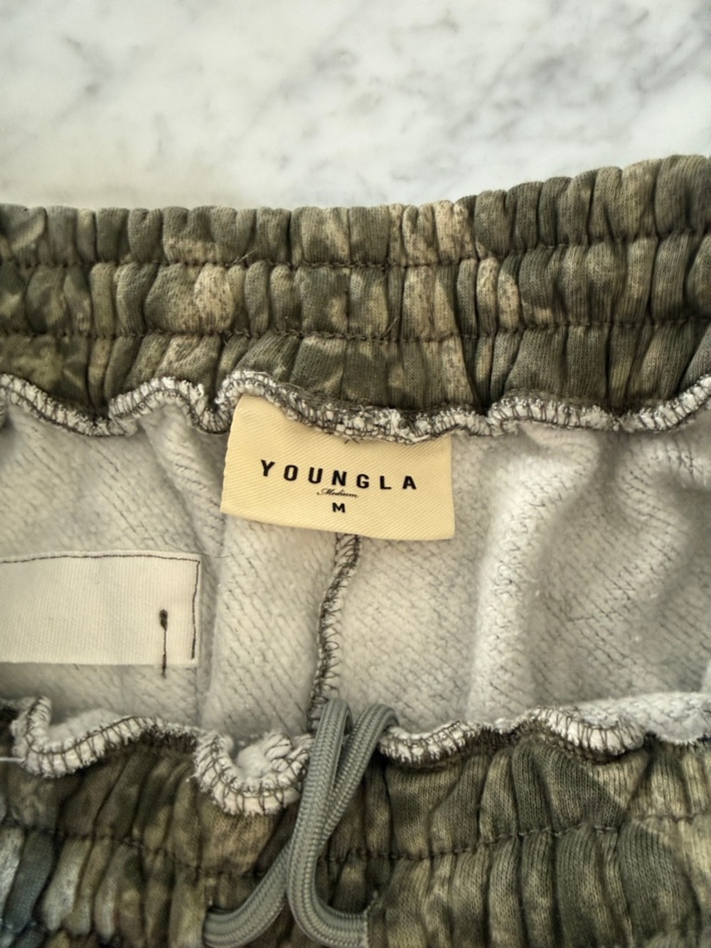YoungLA Camo Green & Brown Sweatpants - Picture 2 of 2